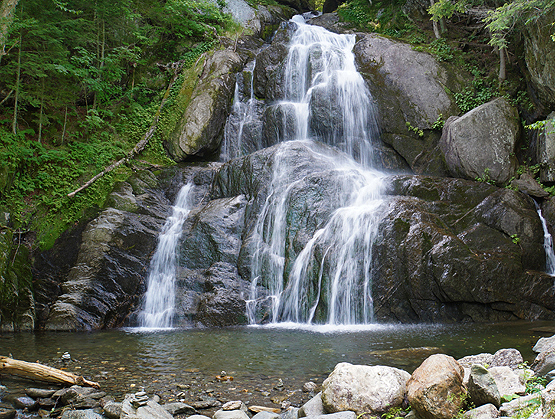 moss glen falls vermont vt waterfalls